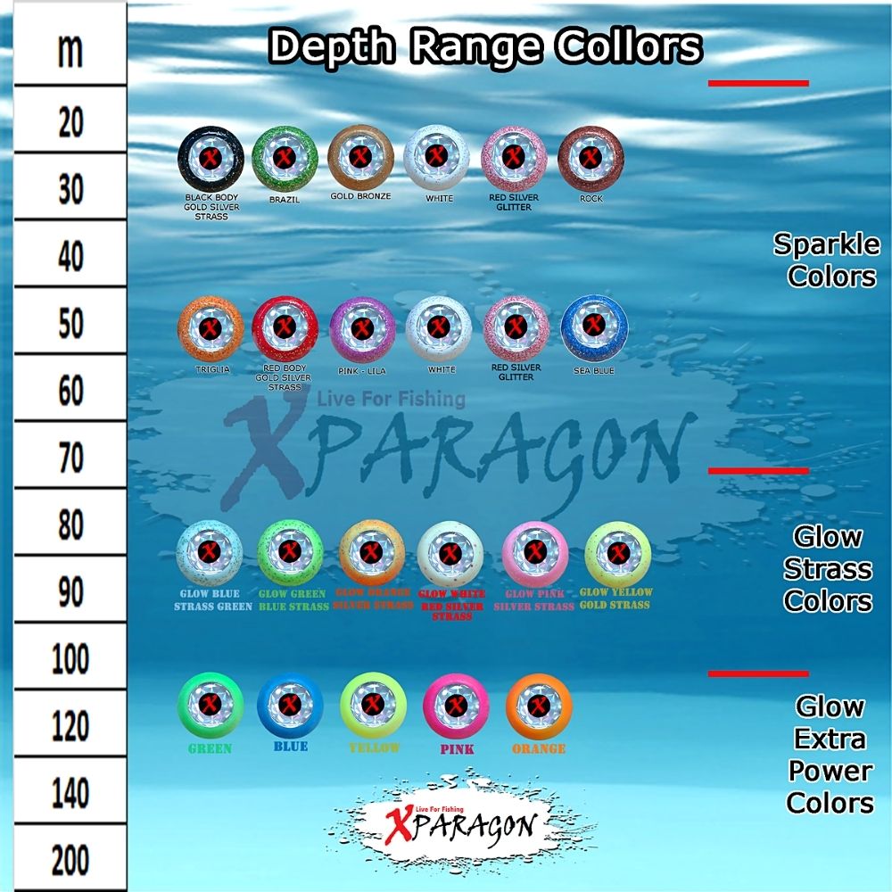 X-PARAGON Bottom Fishing Jig Head Zoka Eye Slim Glow Extra Power 260g - Image 5