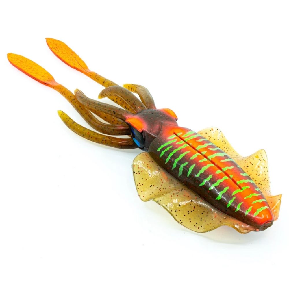 CHASEBAITS Lifelike Squid Soft Plastic Lure ULTIMATE SQUID 5.9in - Image 7