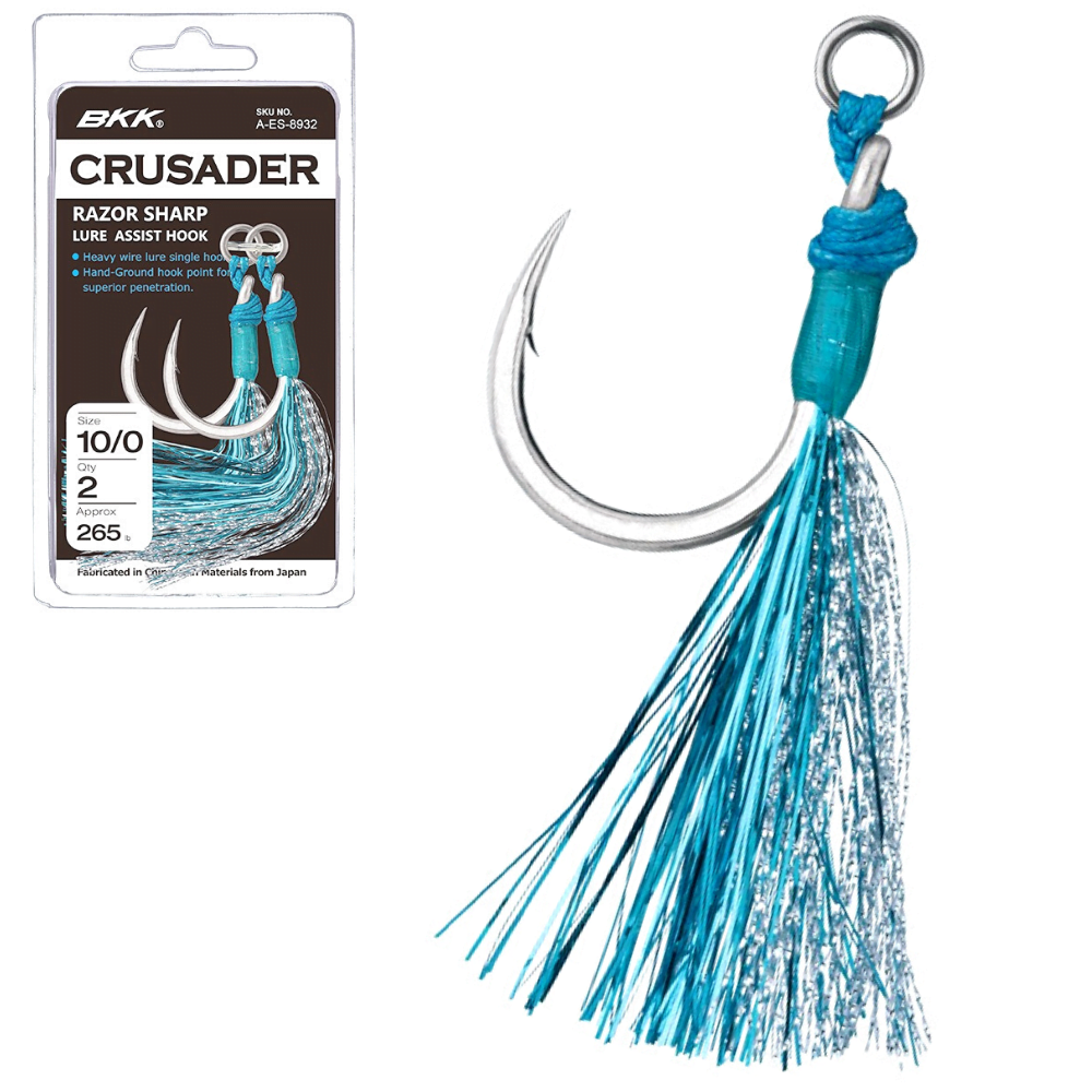 BKK Saltwater Razor Sharp Lure Single Assist Hook CRUSADER