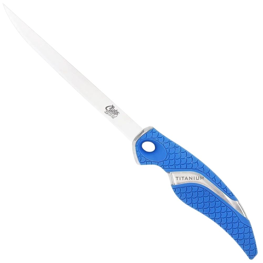 CUDA Fishing 6" Titanium Nitride Bonded Flex Fillet KNIFE - Image 2