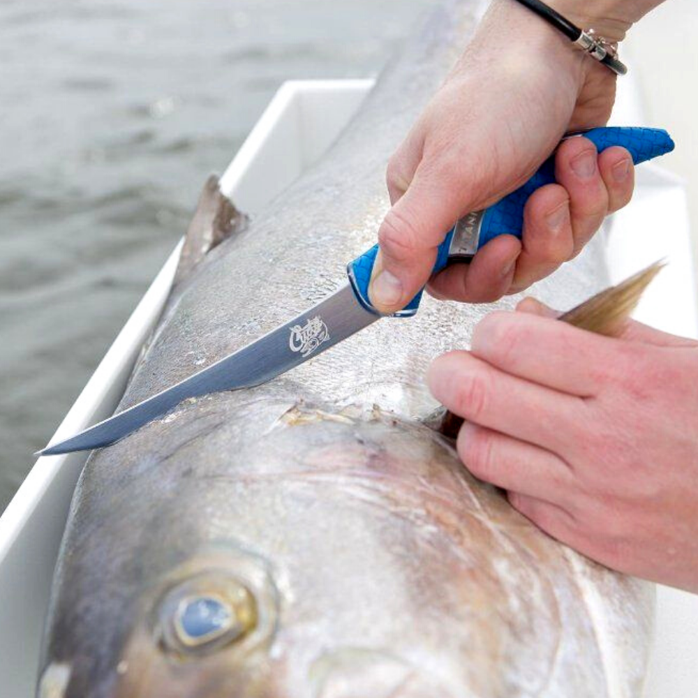 CUDA Fishing 6" Titanium Nitride Bonded Flex Fillet KNIFE - Image 4