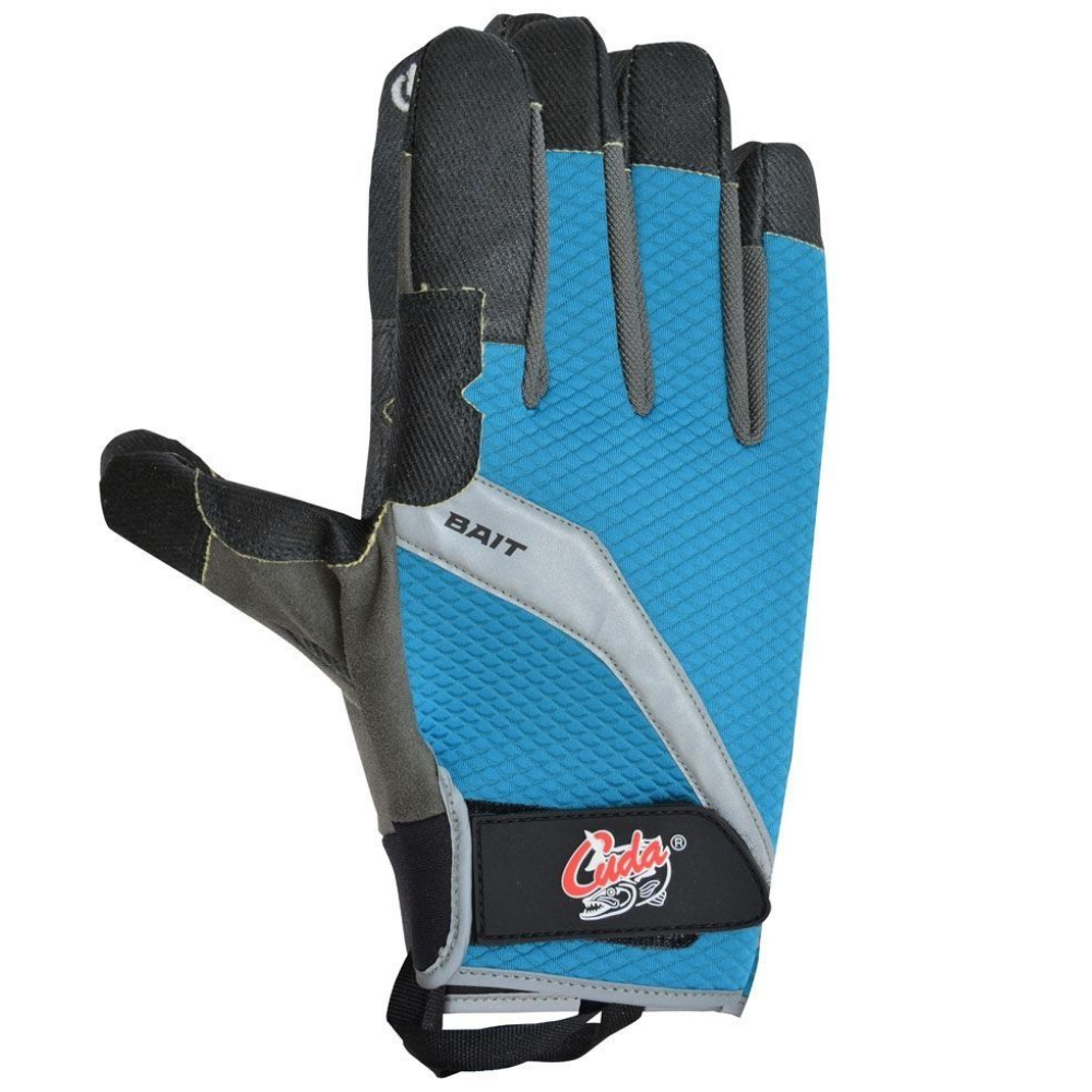 CUDA Saltwater Fishing Bait Cutting Gloves With KEVLAR PALM - Image 2