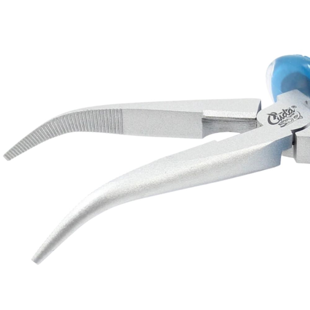 CUDA 8.5" Titanium Bonded Bent Needle Nose PLIERS - Image 4