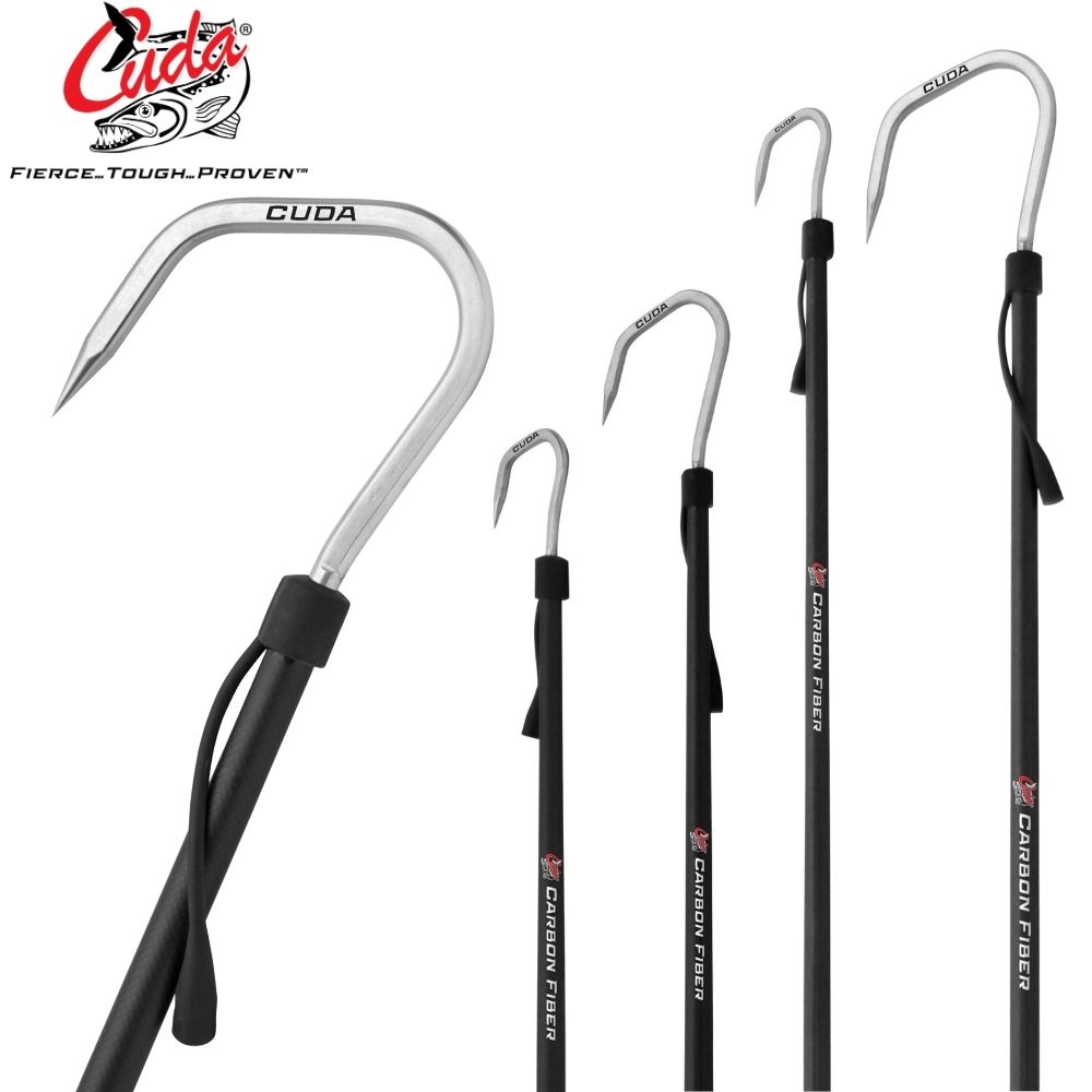  Geronimo 6 Foot Carbon Fiber Offshore Fishing Gaff - 4 Inch  Heavy Duty Hook : Sports & Outdoors