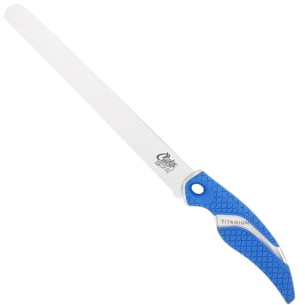 CUDA Fishing 9" Titanium Nitride Bonded Chunk KNIFE - Image 2