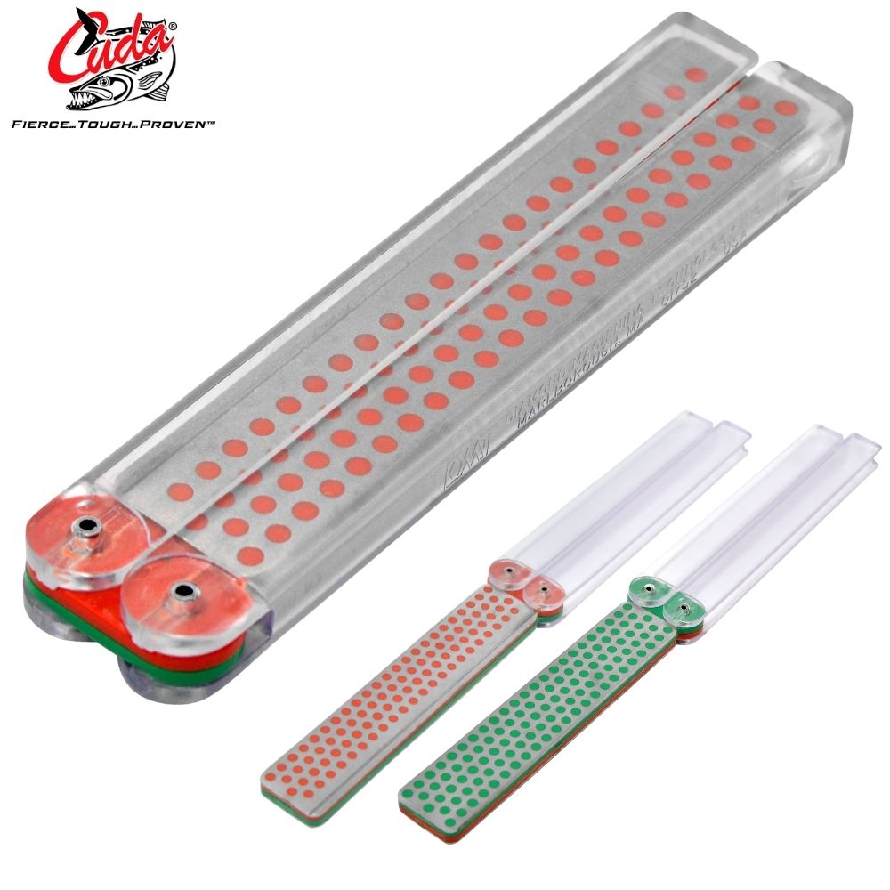 CUDA Fishing Knife And Hook Double Sided Diamond SHARPENER