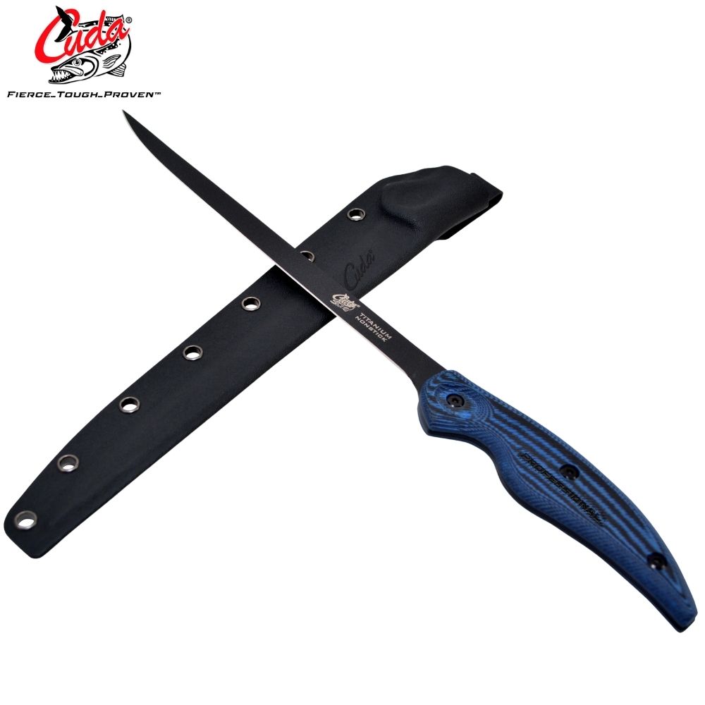 CUDA Professional Titanium Non-Stick Fillet KNIFE 9"