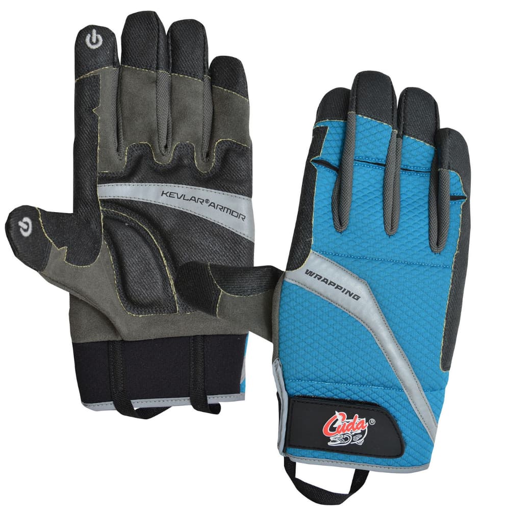 CUDA Offshore Fishing Wire Wrapping Gloves With KEVLAR PALM