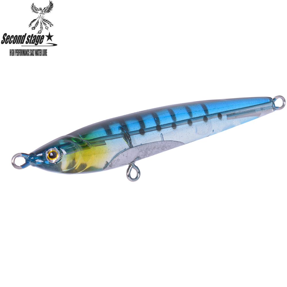 SECOND STAGE Saltwater Tuna Casting Sinking Pencil CHIARO 140 Clear Iwashi