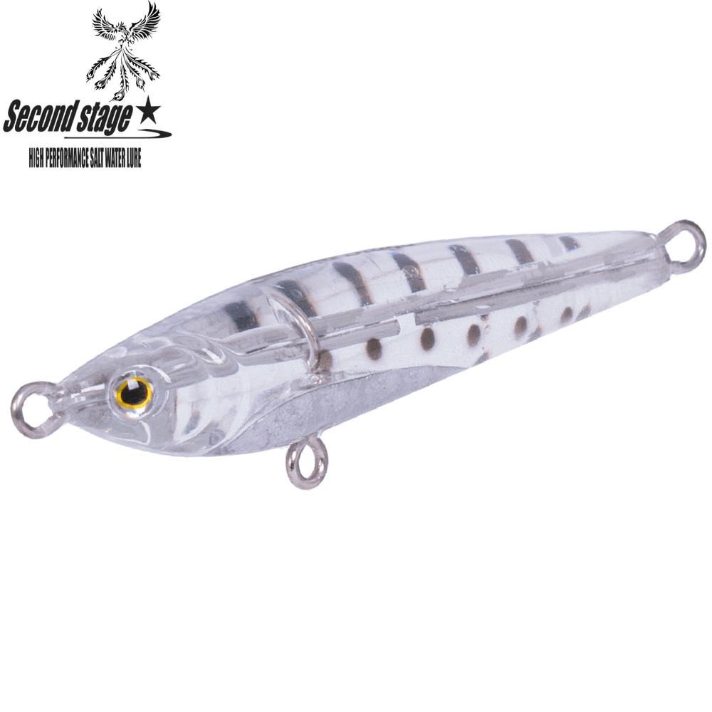 SECOND STAGE Saltwater Tuna Casting Sinking Pencil CHIARO 100 Clear Shirasu
