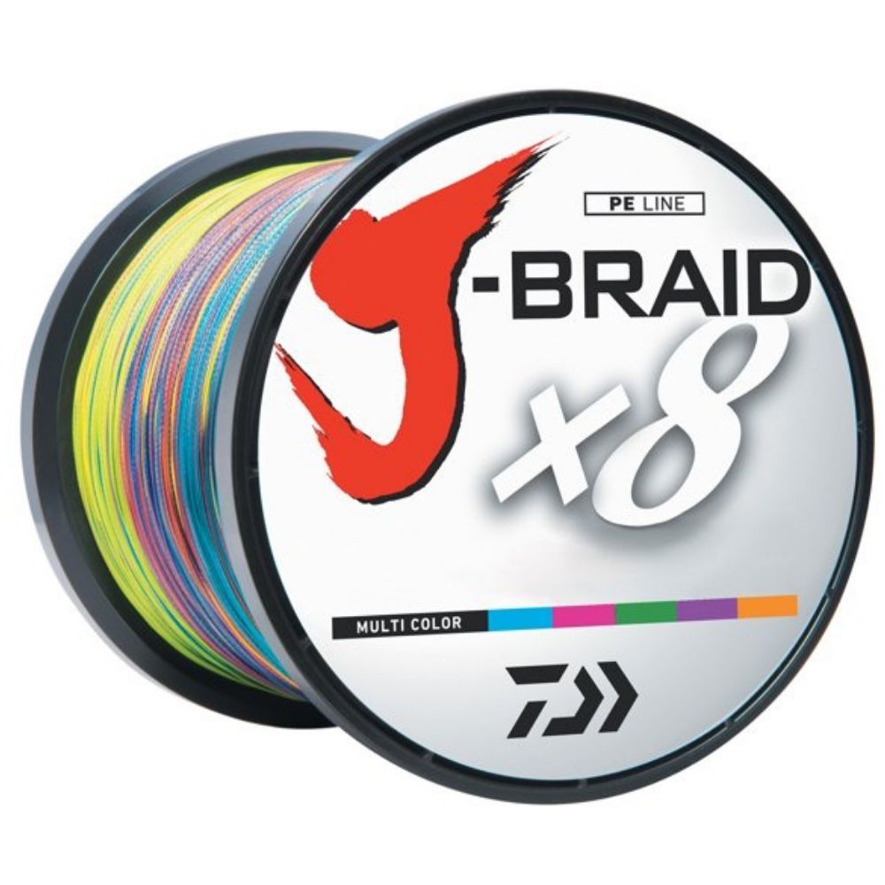 DAIWA 8-Strand Braid Line J-BRAID Multicolor 1500m
