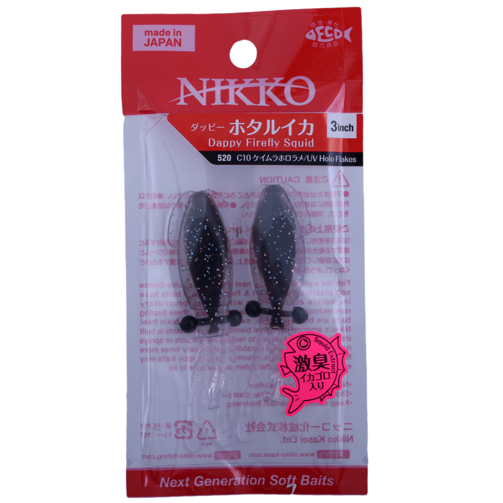 NIKKO KASEI Scented Soft Bait Lure Dappy Firefly SQUID 3” - Image 7