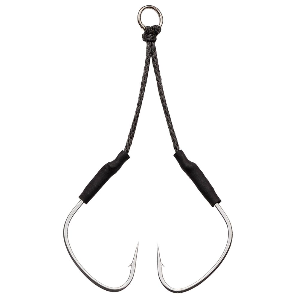 DECOY Light & Slow Pitch Jigging Double Assist Hooks TWIN FALX D-66 - Image 2