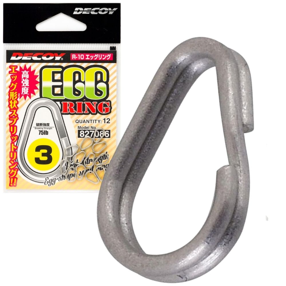 DECOY Special Hypower Stainless Steel Split Ring Egg R-10