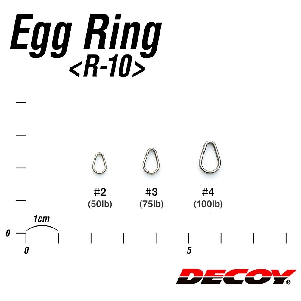 DECOY Special Hypower Stainless Steel Split Ring Egg R-10 - Image 3