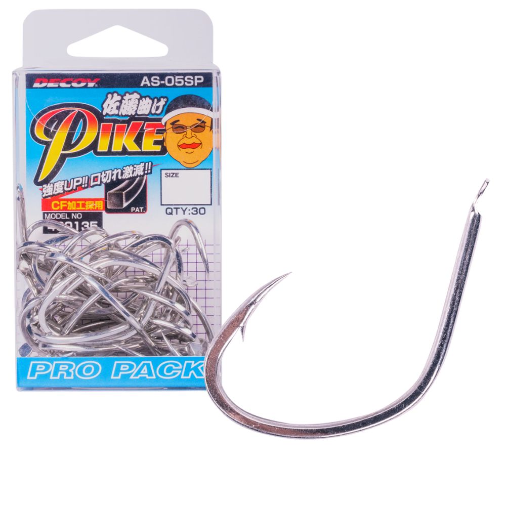DECOY Slow Pitch Jigging Assist Hook Sato Pike AS-05SP Pro Pack 1/0