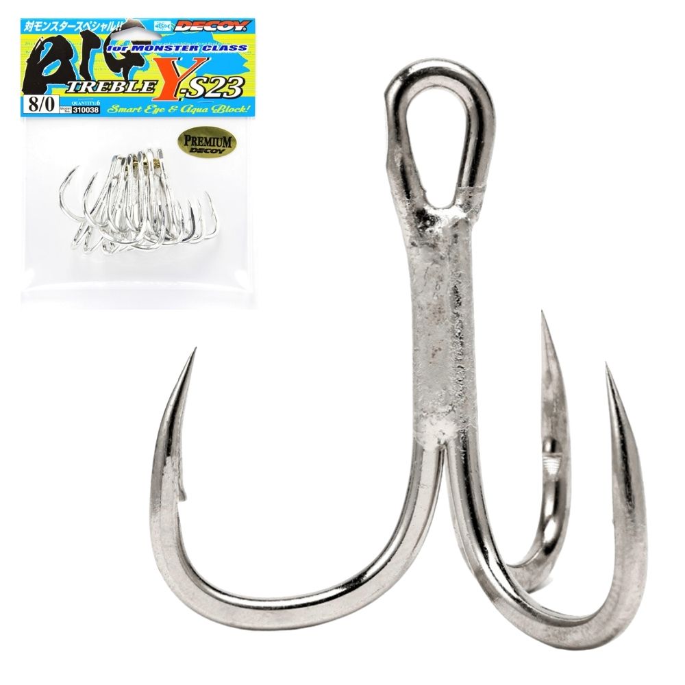 DECOY Saltwater Premium Monster Class GT Treble Hook Y-S23