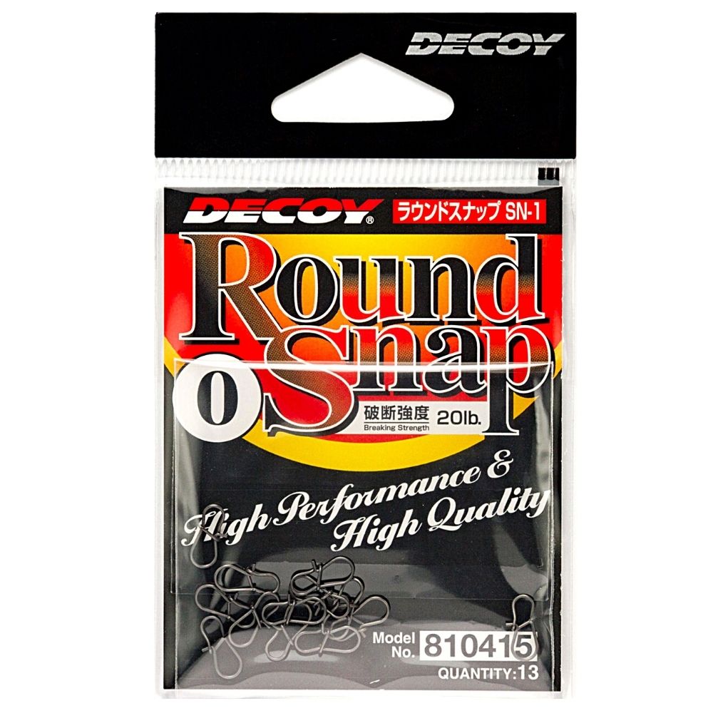 DECOY Lure Fishing Hypower Stainless Steel Round Snap SN-1 - Image 4