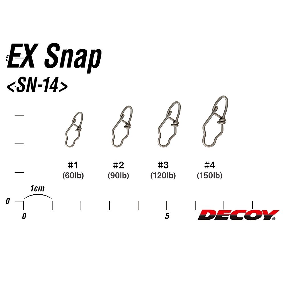 DECOY Extra Strong V-Shaped Fishing Snap EX SN-14 - Image 4