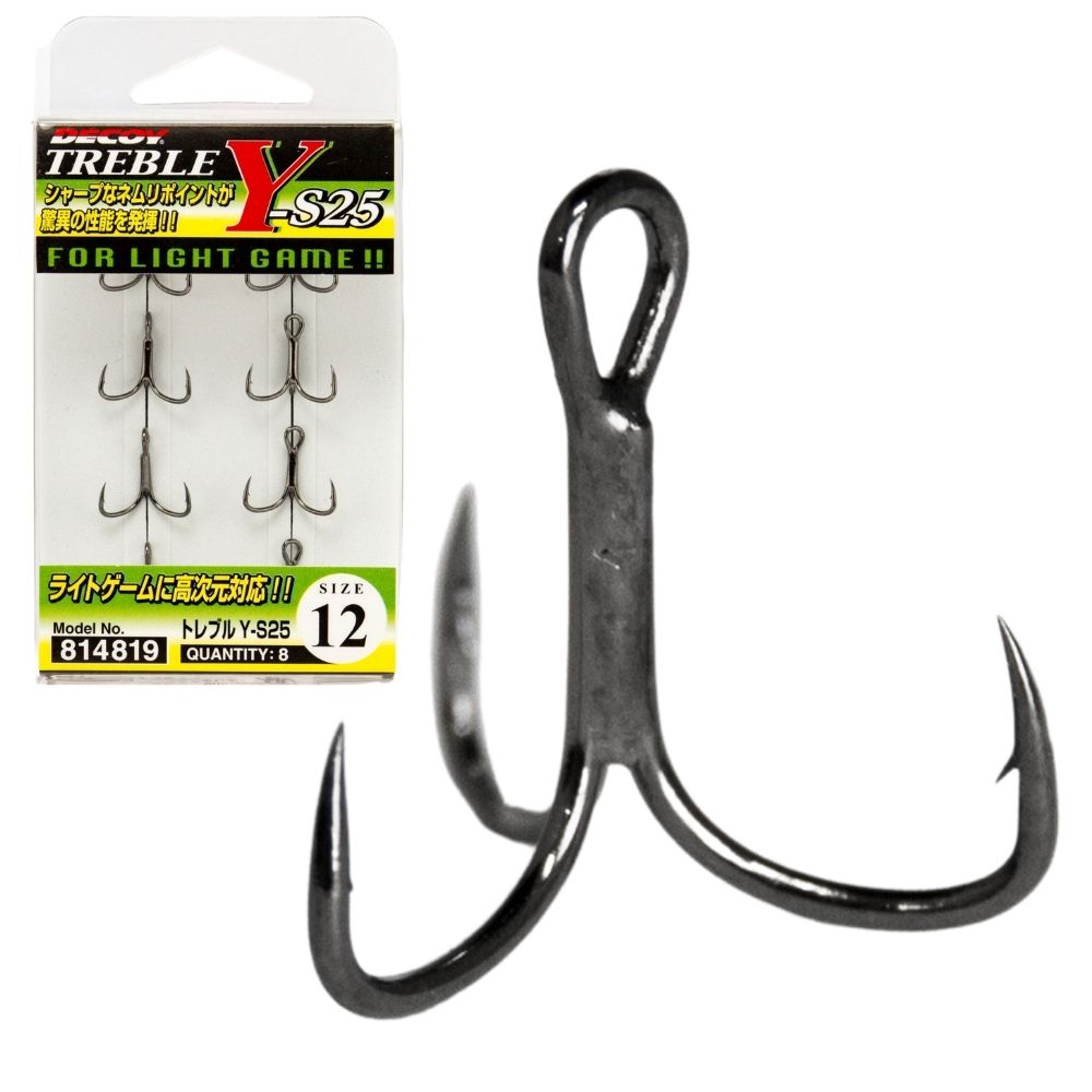 DECOY Light Game Lure Treble Hook Y-S25