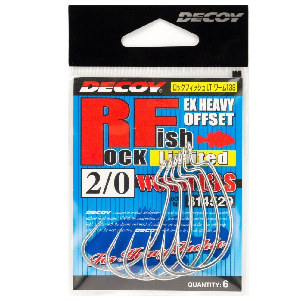 DECOY Heawy Offset Worm Hook Rock Fish Limited 13S - Image 4