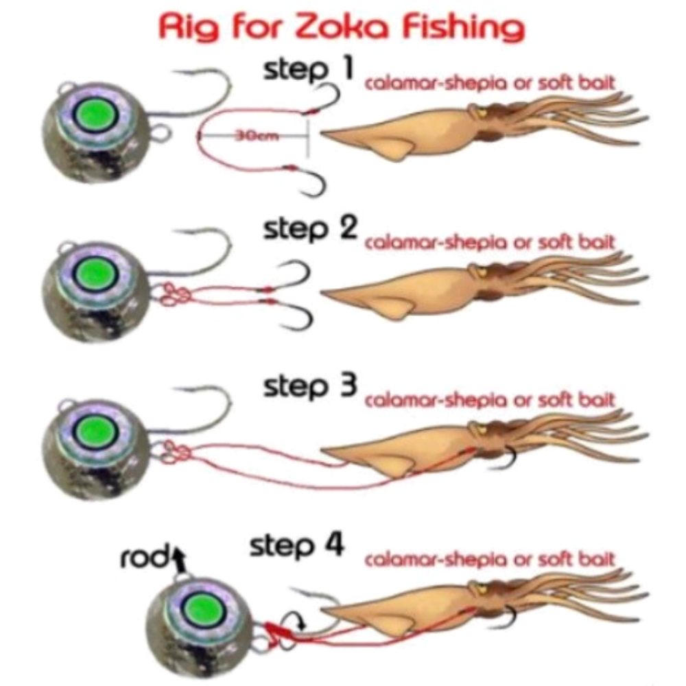 X-PARAGON Saltwater Jig Head Lure ZOKA BALL Slim Glow Extra Power 125g - Image 2