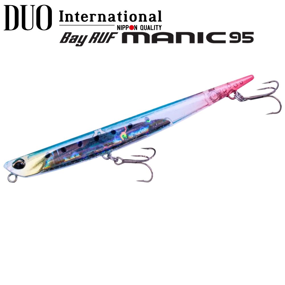 DUO Topwater Sinking Pencil Lure BAY RUF MANIC 95