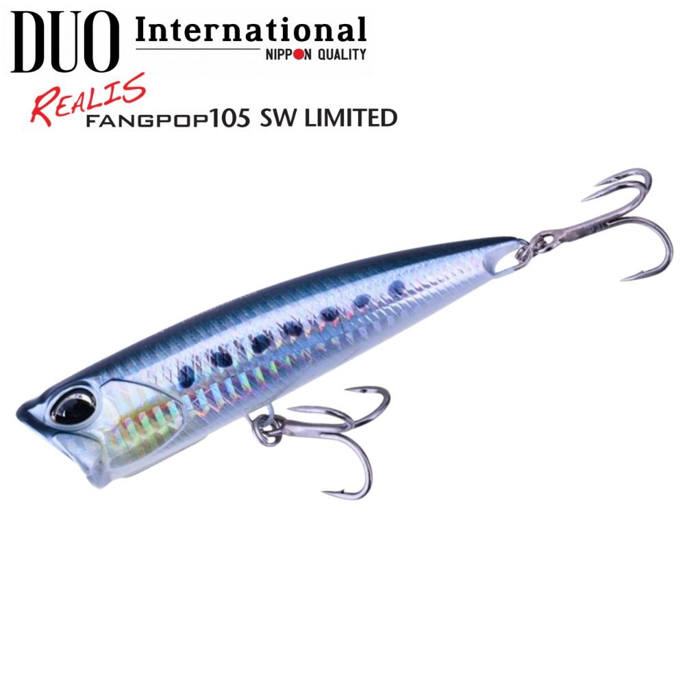 DUO Realis Topwater Popper Lure FANGPOP 105 SW Limited