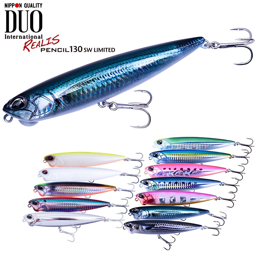 DUO Ultimate Topwater Lure REALIS PENCIL 130 SW Limited