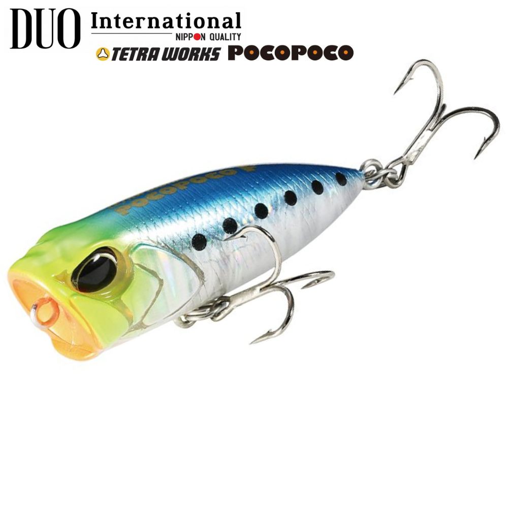 DUO International Topwater Micro Popper Lure Tetra Works POCOPOCO F