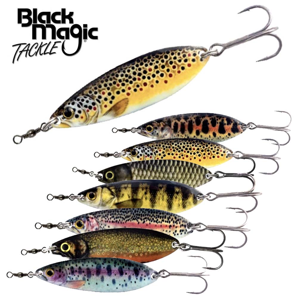 BLACK MAGIC TACKLE Spoon Lure ENTICER SPINNERS 60mm/12g
