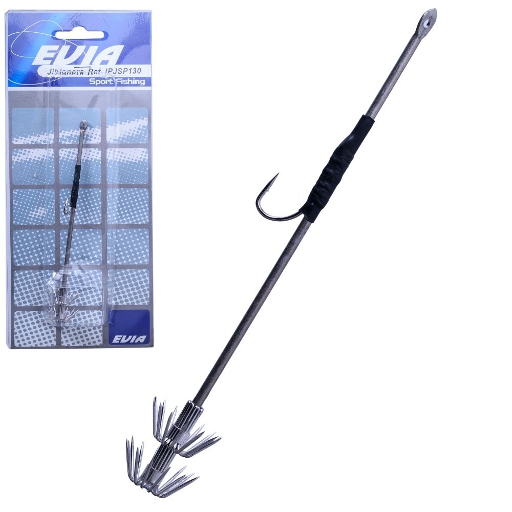 EVIA Squid Fishing Rig DOUBLE CROWN AND HOOK 130mm/13g