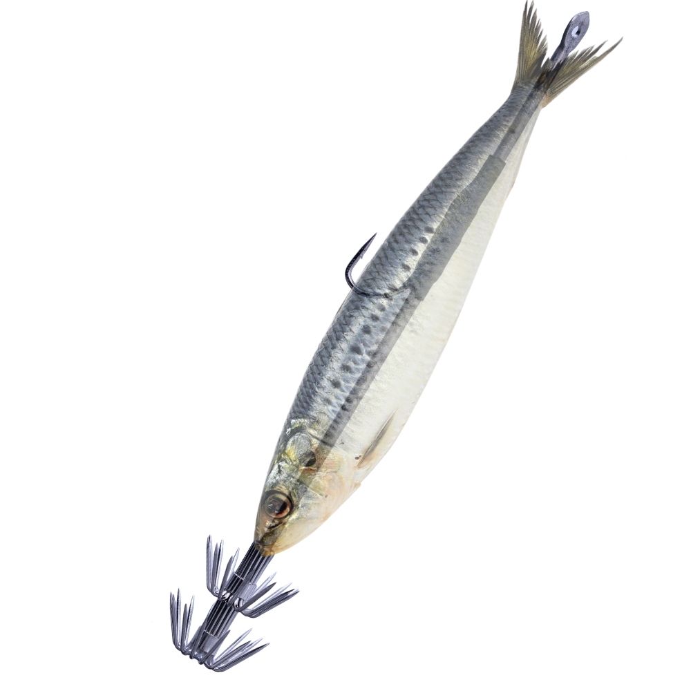 EVIA Squid Fishing Rig DOUBLE CROWN AND HOOK 130mm/13g - Image 3
