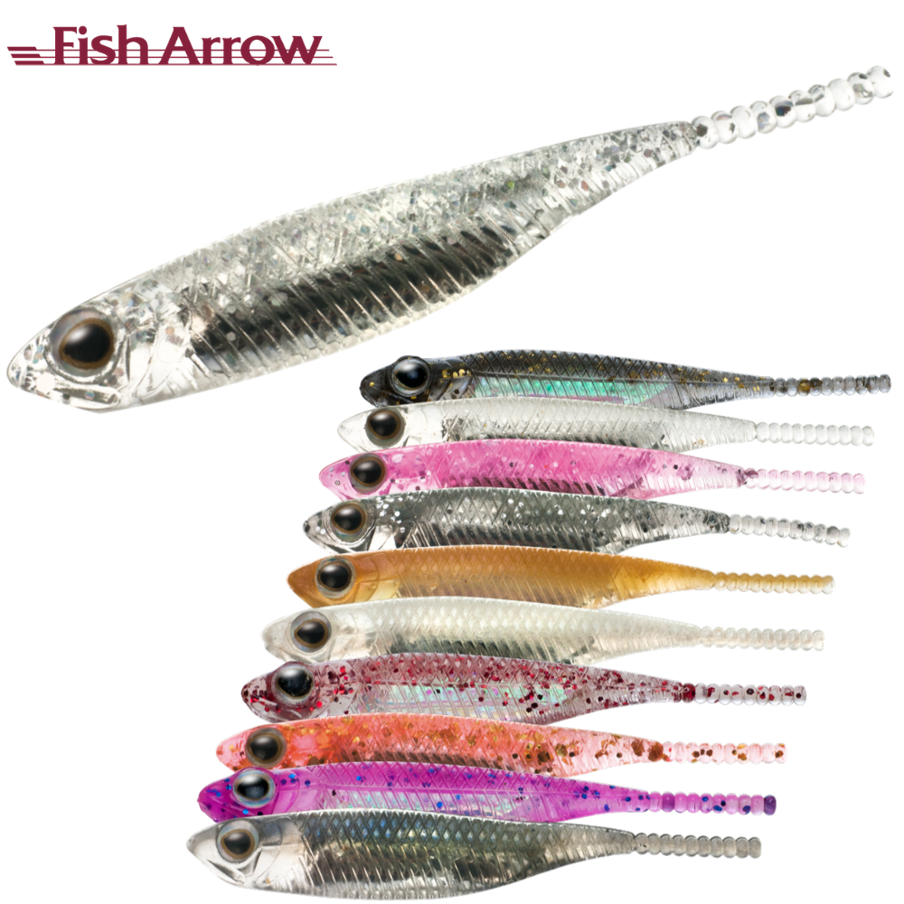 FISH ARROW Soft Jerkbait Minnow Lure FLASH-J 1"