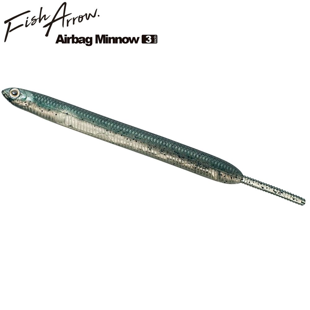 FISH ARROW Finesse Floating Soft Bait Lure AIR BAG MINNOW 3”