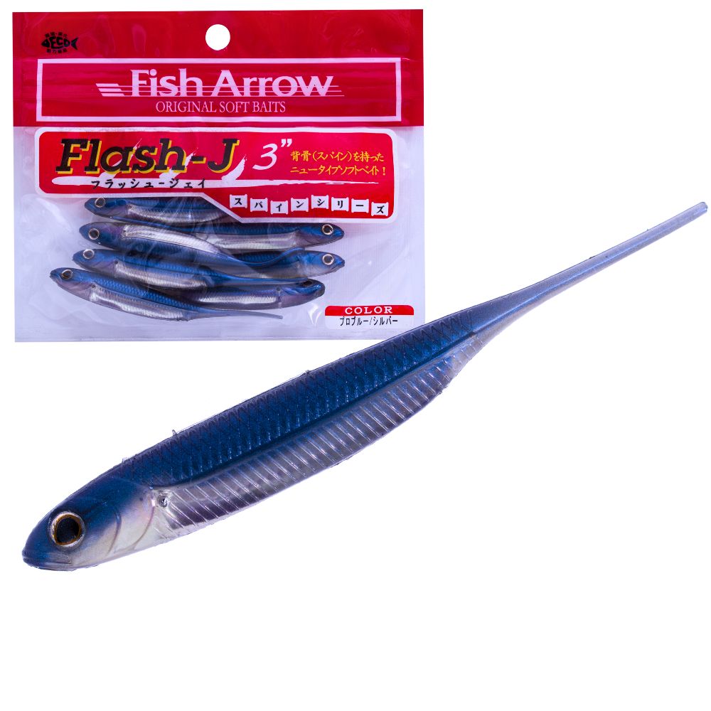 FISH ARROW Finesse Soft Bait Lure FLASH-J 3” - Image 3