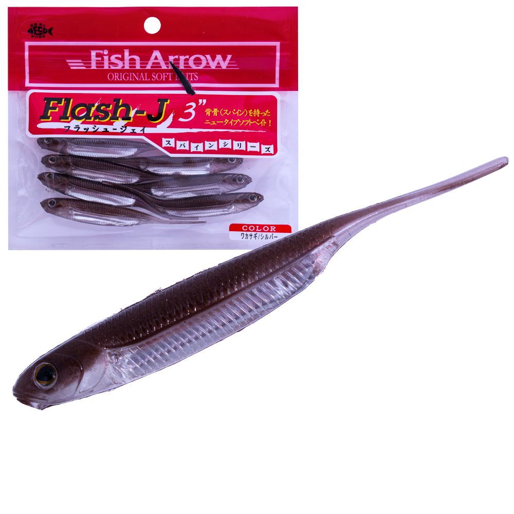 FISH ARROW Finesse Soft Bait Lure FLASH-J 3” - Image 4