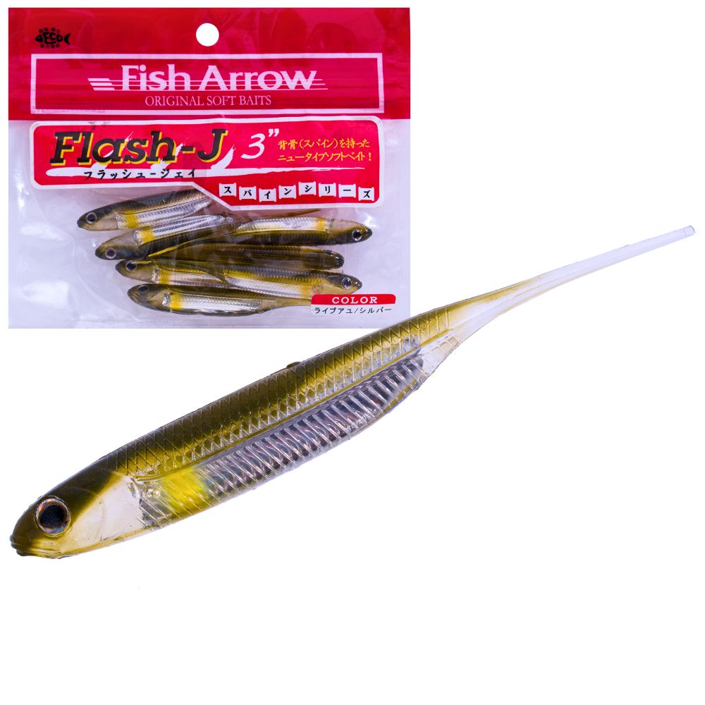 FISH ARROW Finesse Soft Bait Lure FLASH-J 3” - Image 5