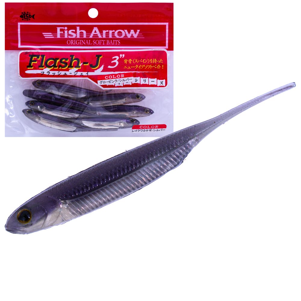 FISH ARROW Finesse Soft Bait Lure FLASH-J 3” - Image 6