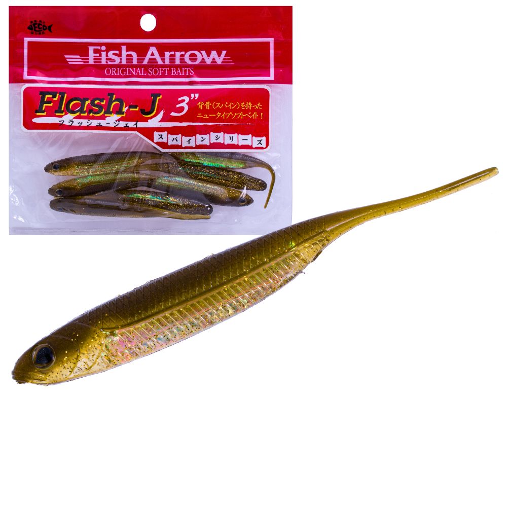 FISH ARROW Finesse Soft Bait Lure FLASH-J 3” - Image 7