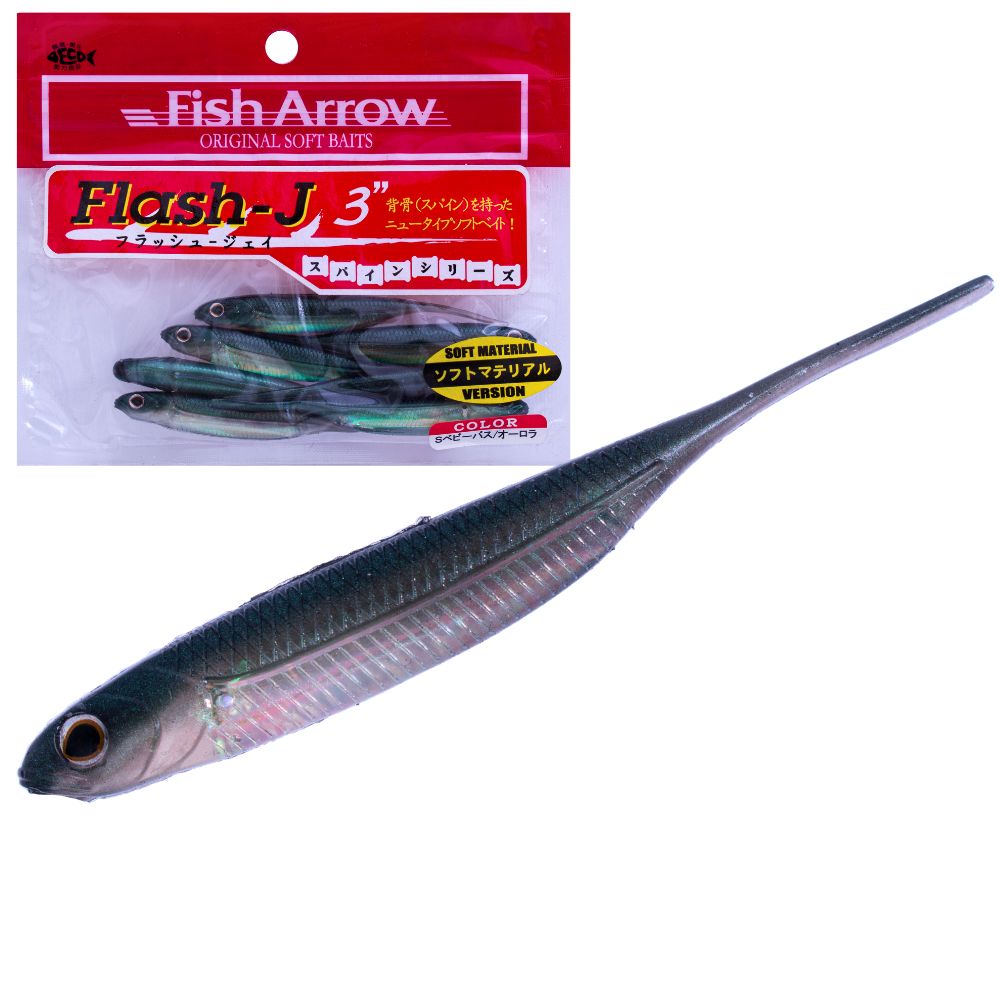 FISH ARROW Finesse Soft Bait Lure FLASH-J 3” - Image 8