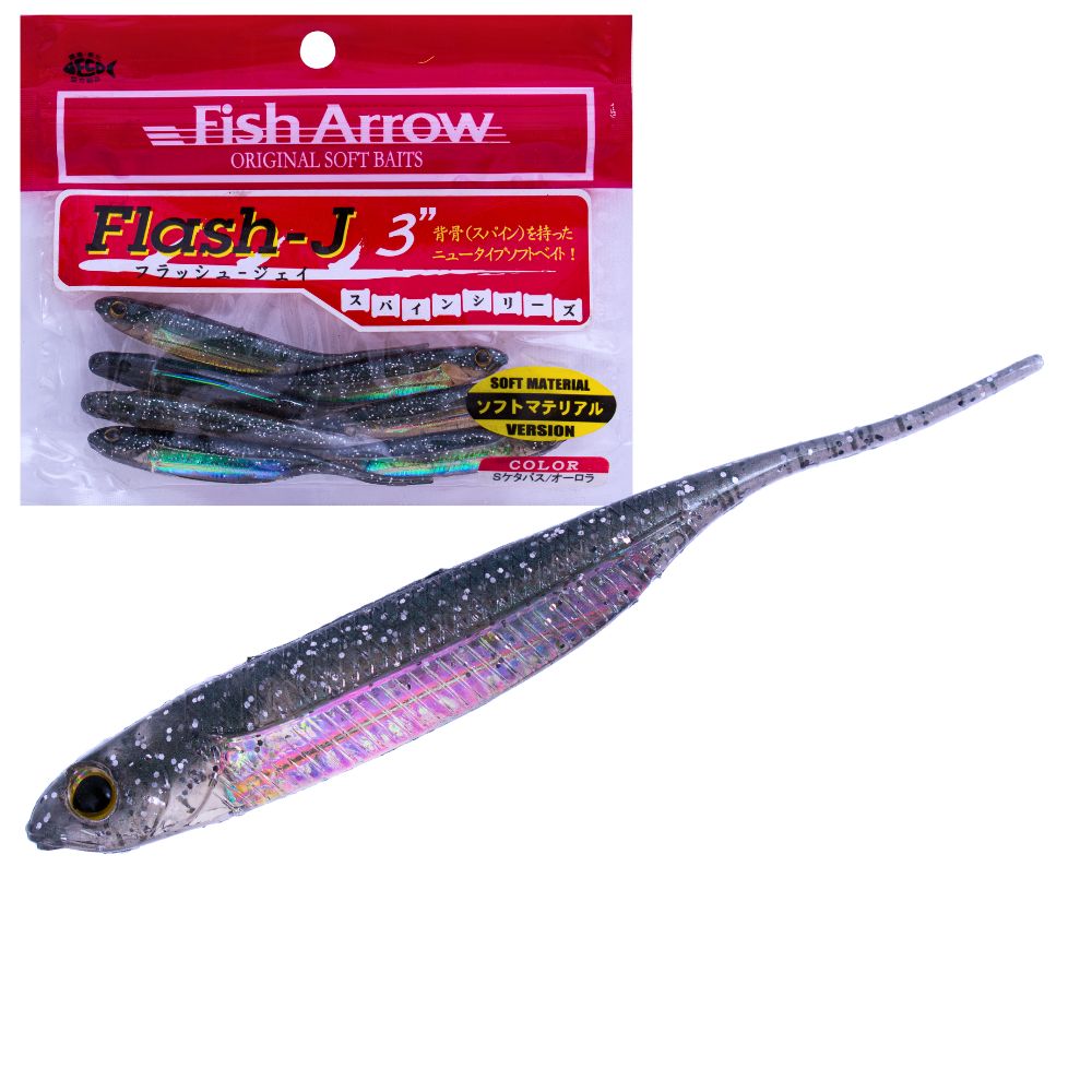 FISH ARROW Finesse Soft Bait Lure FLASH-J 3” - Image 10
