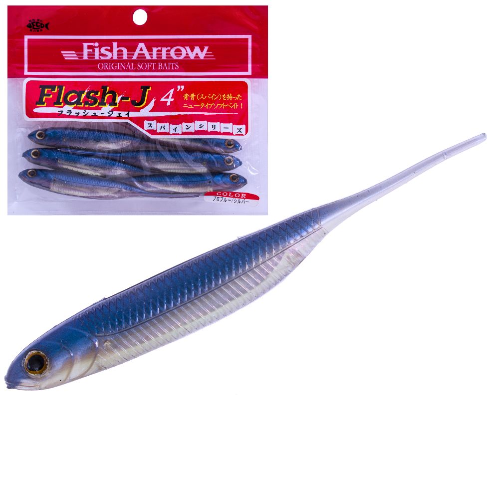 FISH ARROW Finesse Soft Bait Lure FLASH-J 4” - Image 3