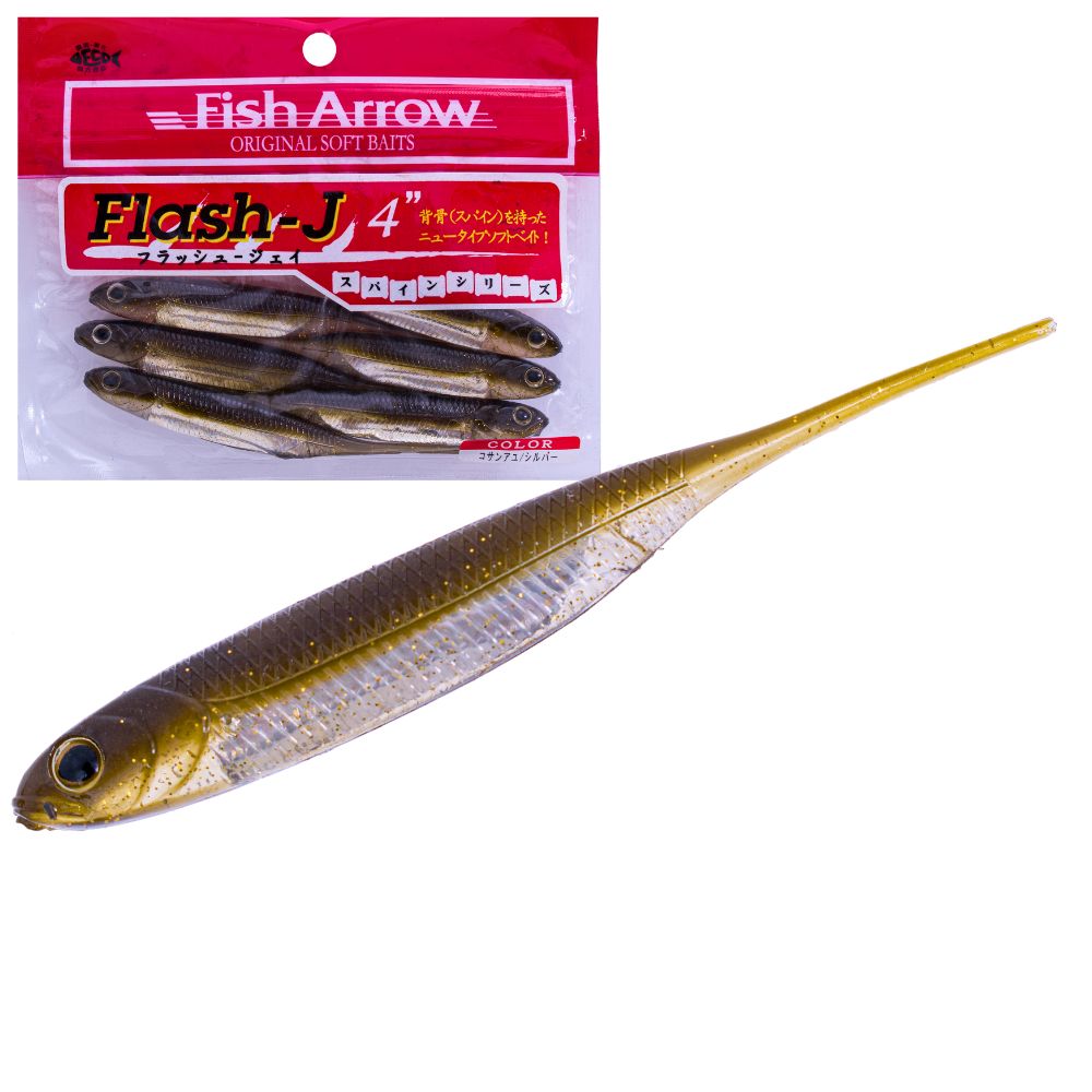 FISH ARROW Finesse Soft Bait Lure FLASH-J 4” - Image 4