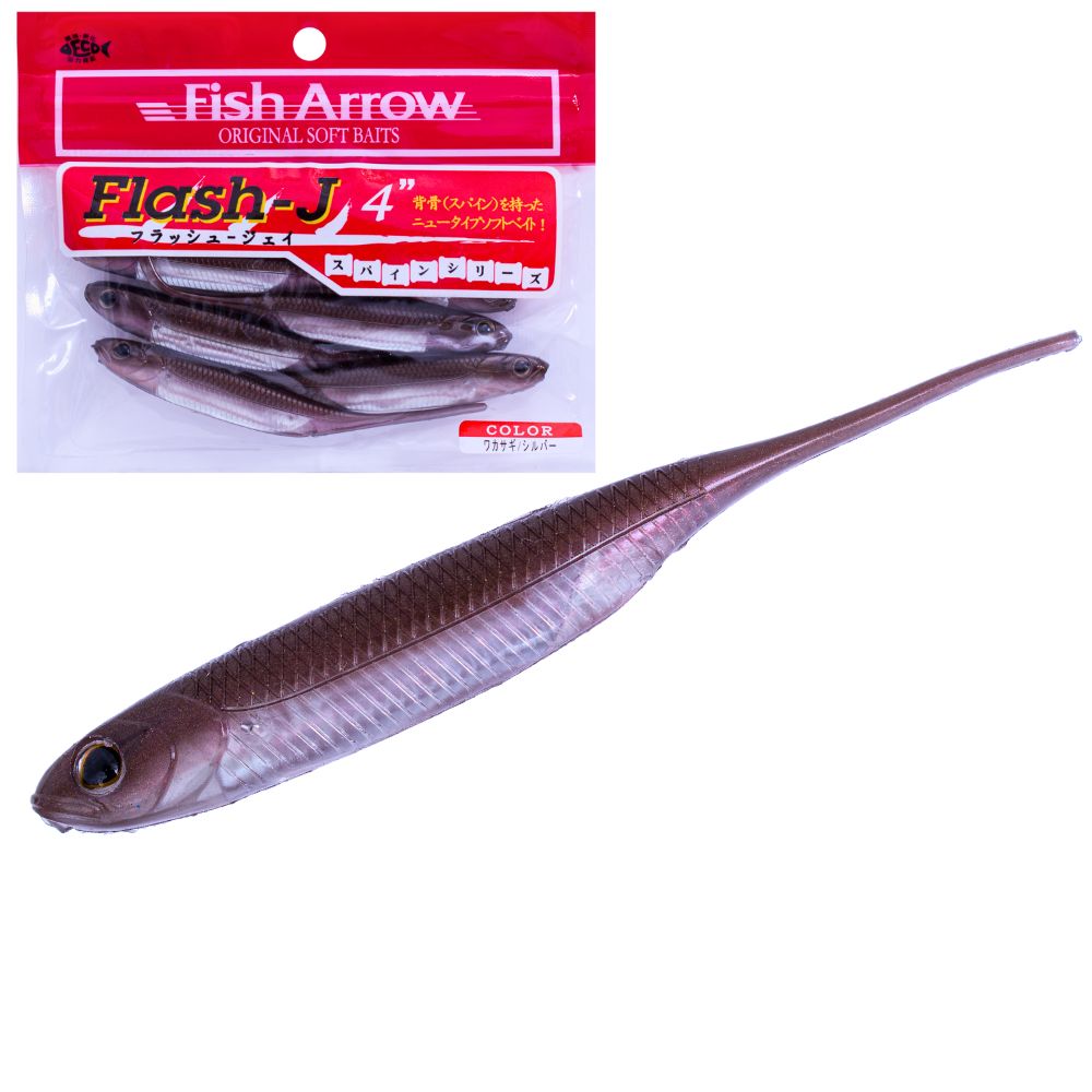 FISH ARROW Finesse Soft Bait Lure FLASH-J 4” - Image 5