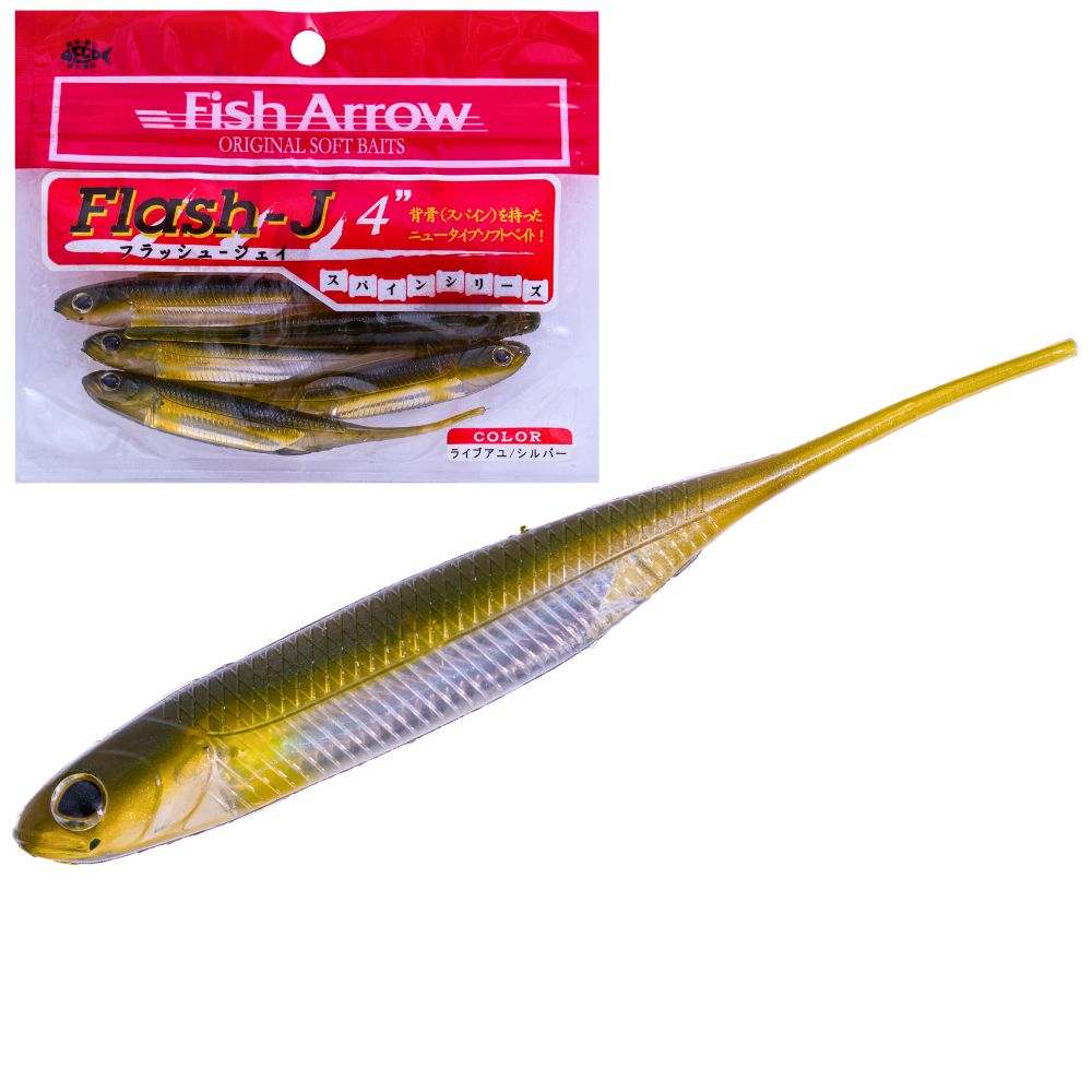 FISH ARROW Finesse Soft Bait Lure FLASH-J 4” - Image 6