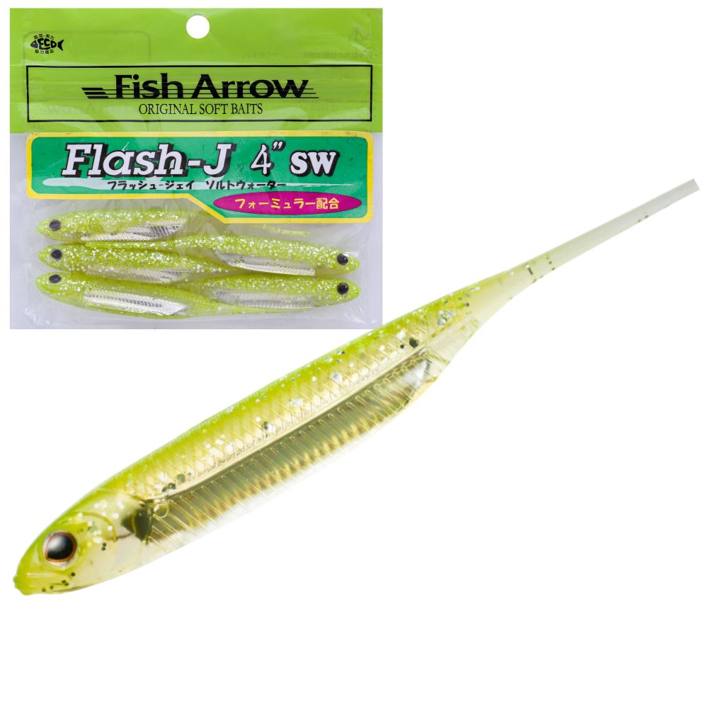 FISH ARROW Soft Bait Lure Saltwater Serie FLASH-J 4” SW - Image 5