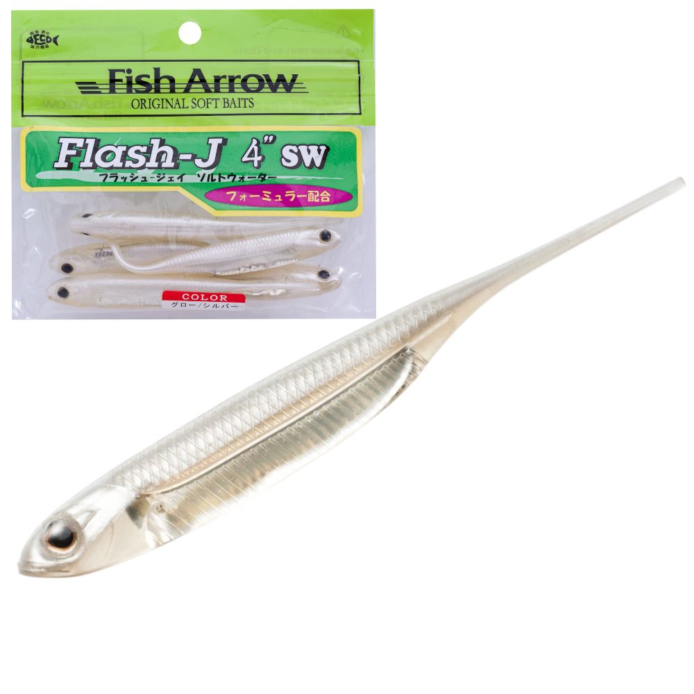 FISH ARROW Soft Bait Lure Saltwater Serie FLASH-J 4” SW