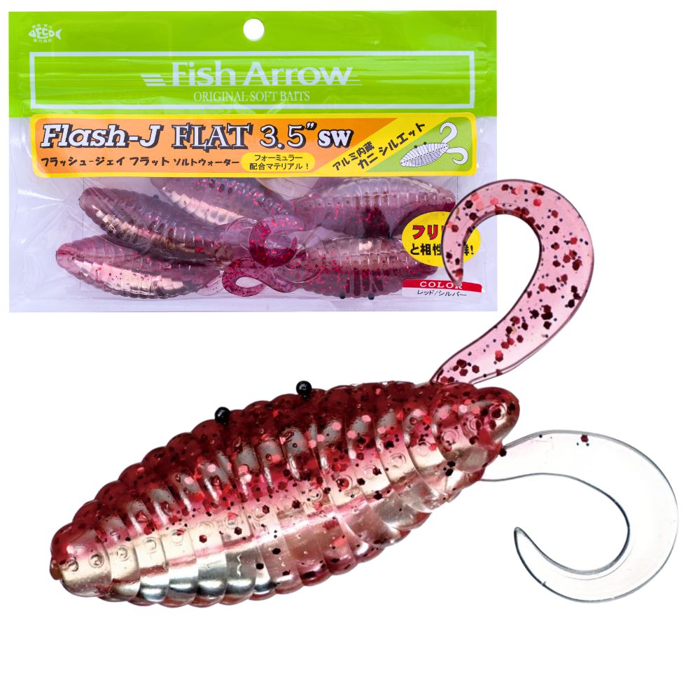 FISH ARROW Crab Shape Soft Bait Lure FLASH-J FLAT 3.5 SW - Image 4