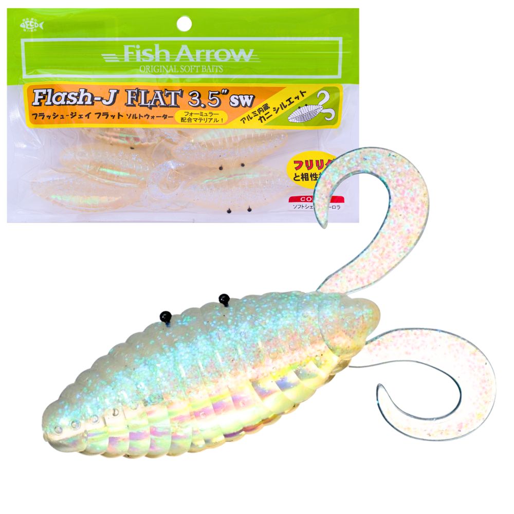 FISH ARROW Crab Shape Soft Bait Lure FLASH-J FLAT 3.5 SW - Image 5